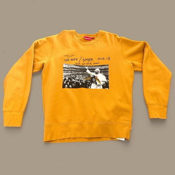 Supreme x Antihero Pope / Slayer Sweatshirt. Size Large. - Picture 10 of 11